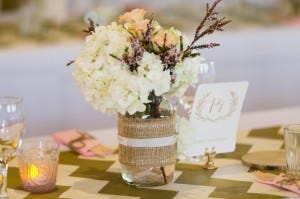 Mason Jar Centerpiece