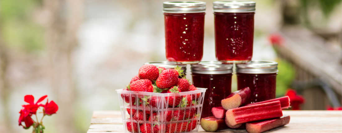 StrawberryRhubarb Jam