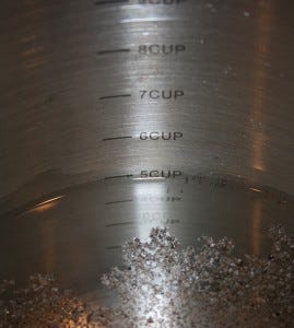 4th Burner Pot Pickling Brine Measurements