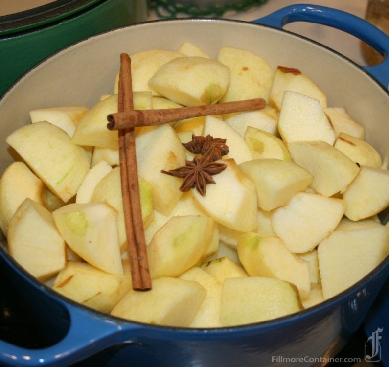 Apples Cinnamon Star Anise Fillmore Container