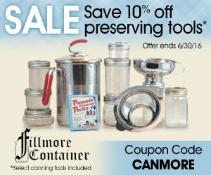 Canning Sale - Fillmore Container