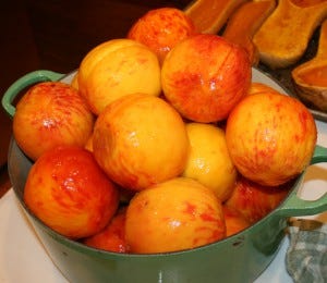 Peeled Peaches