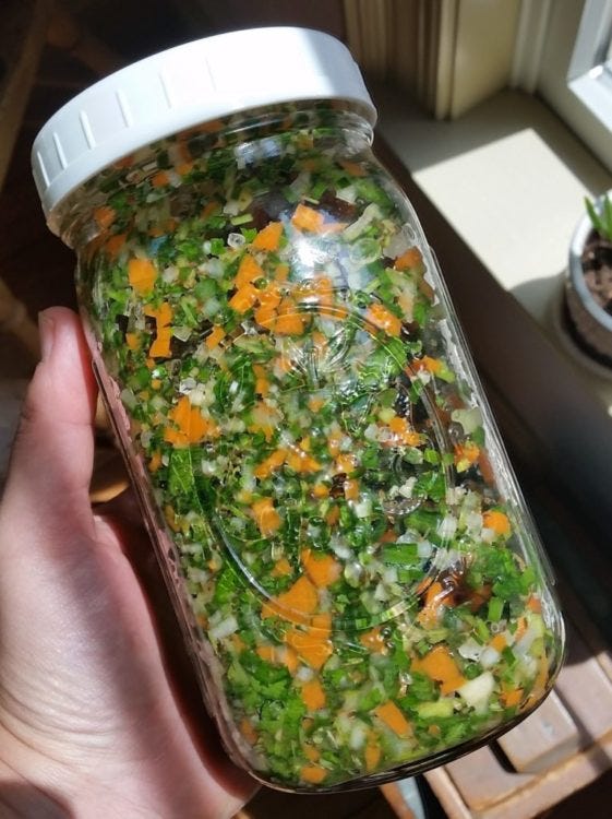 Herbes Salees in jar Fillmore Container