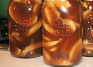 Canned Apple Pie Filling Orchard Road Jars