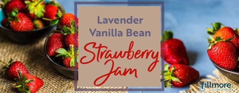 Lavender Vanilla Bean Strawberry Jam