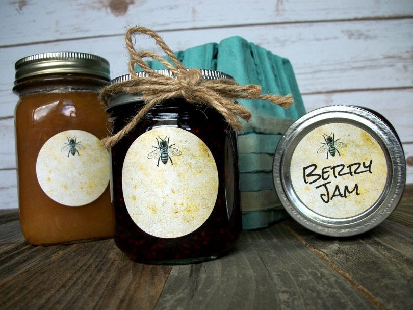 CanningCrafts_vintage-honey-bee-label-