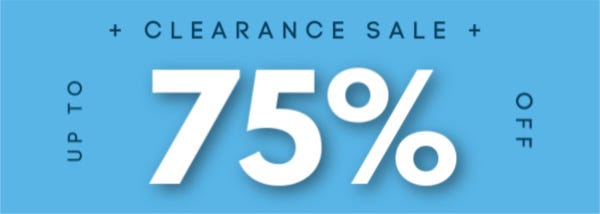 Clearance Sale