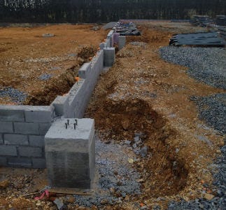 Concrete Work on Fillmore Container new building