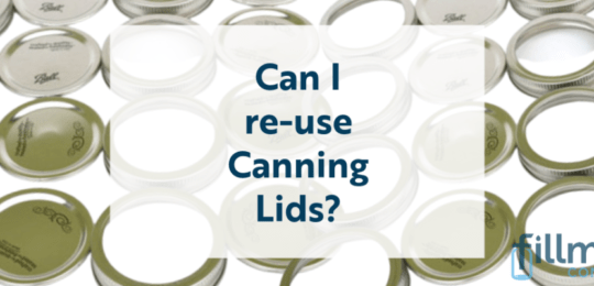Can I reuse canning lids?