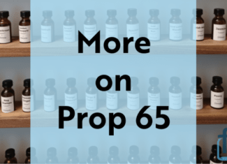 More on Prop 65