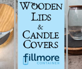 candle vessels with wooden lids