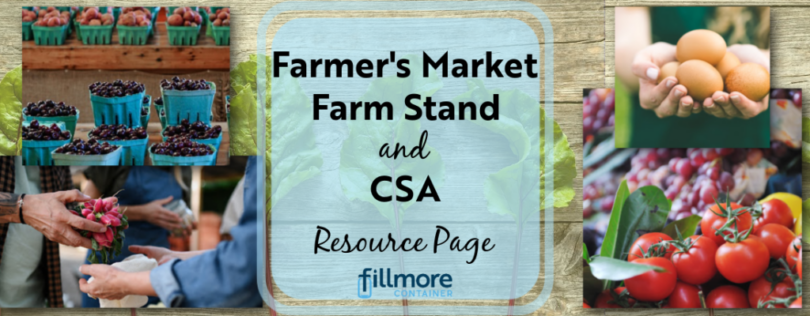 Farmer's Market, Farm Stand & CSA Resource page