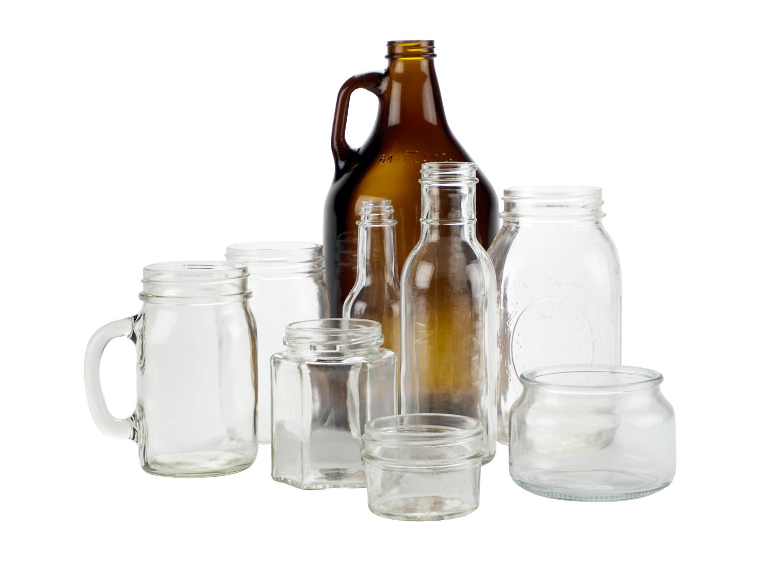 Glass Containers  Wholesale & Bulk Bottles & Jars