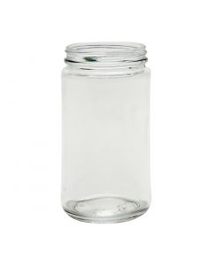 12 oz Paragon (clear) Glass Jar with Continuous Thread Finish (Case of 12) - Fillmore Container