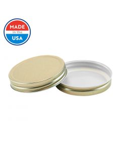 Wide Mouth (86-460) Gold Canning Lid Hi-Heat - Fillmore Container