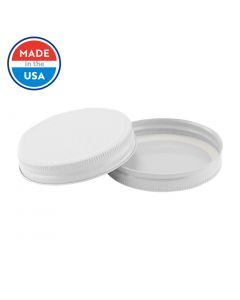 86/400 Wide Mouth White Canning Lid - Fillmore Container
