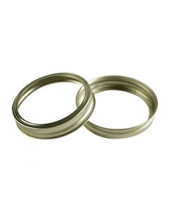 Canning Jar Rings - Wide Mouth Mason Bands Only (Gold)