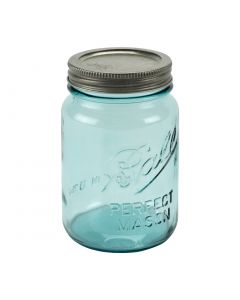 Ball Aqua Vintage Pint Canning Jar (Case of 4) - Fillmore Container
