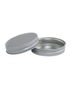 Aluminum Colored Unlined Mason Jar Lids - Fillmore Container