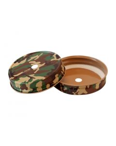 Mason Jar Straw Hole Lid - CamoRC-G70-Hole 9MM Camo
