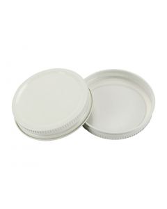 58/400 White Metal Lid - Fillmore Container