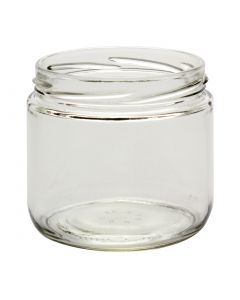 12 oz Straight Sided Glass Jar (Case of 12) - Fillmore Container