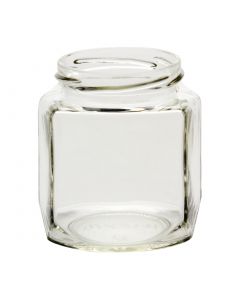 9 oz Oval Hexagon Jar (Case of 12) - Fillmore Container