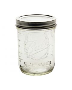 Wide Mouth Mason Jars (Case of 12) - Fillmore Container