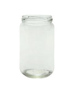 16 oz pint flint glass jar without lid