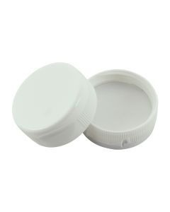 38/400 Continuous Thread Plastic White Flip-Top Cap - Fillmore Container