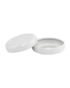 38-2000 Lug White Plastisol Lid - Fillmore Container