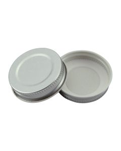 43/400 Silver Metal Lid - Fillmore Container