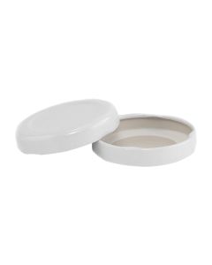 43/2010 White Metal Lid - Fillmore Container