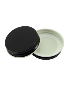 48-400 Black Metal Lid - Fillmore Container