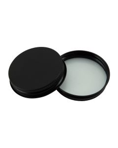 53-400 Black Matte Finish Continuous Thread Lid - Fillmore Container
