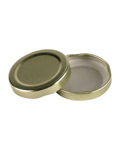 53/2020 Gold Metal Lug Lid - Fillmore Container