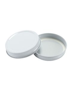 58/400 White Metal Lid - Fillmore Container