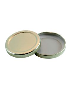 63/2030 Lug Lid in Gold with Plastisol Liner - Fillmore Container 