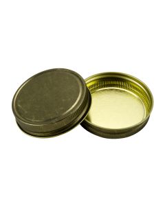 70/450 Antique Gold Unlined Lid - Fillmore Container