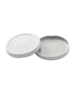 70/2030 White Button Metal Lid - Fillmore Container