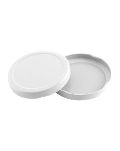 70mm Lug White Lid - Fillmore Container