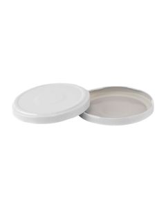 82 Lug White Button Metal Lid - Fillmore Container