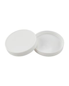 83/400 White Plastic Lid (Case of 500) - Fillmore Container