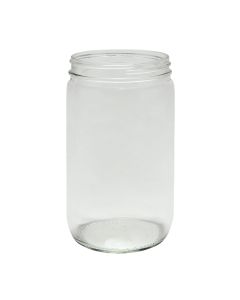 32 oz Straight Sided Glass Jar (Case of 12) - Fillmore Container