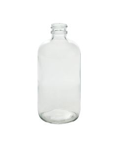 8 oz Clear Boston Round Bottle - Fillmore Container