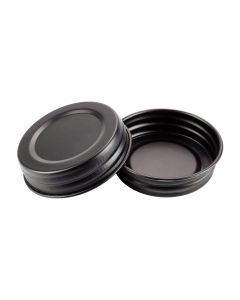 Black Farmhouse Mason Jar Lid - Fillmore Container