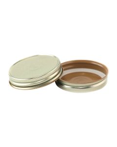 Gold Single Piece Canning Lid - Fillmore Container