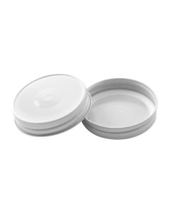 70-450 Hi-Heat Plastisol White Metal Closure with Button- Fillmore Container