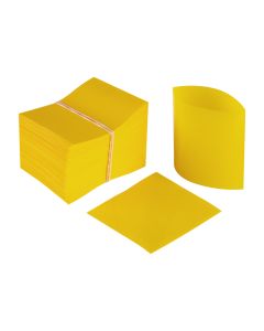 Yellow Heat Shrink Bands for Hot Sauce Bottles with 24mm Finish (Pack of 250) - Fillmore Container