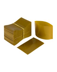 Gold Heat Shrink Bands for Sauce Bottles with 38mm Finish (Pack of 250) - Fillmore Container